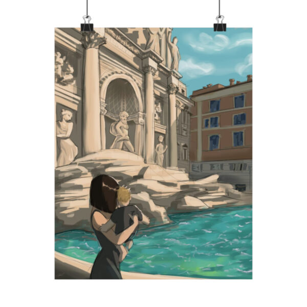 Trevi Fountain - Matte Poster