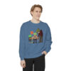 Frog Fam - Unisex Garment-Dyed Sweatshirt - Image 5