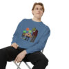 Frog Fam - Unisex Garment-Dyed Sweatshirt - Image 6