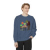 Frog Fam - Unisex Garment-Dyed Sweatshirt - Image 8