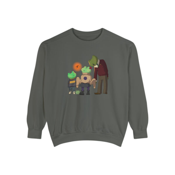 Frog Fam - Unisex Garment-Dyed Sweatshirt