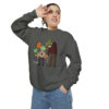 Frog Fam - Unisex Garment-Dyed Sweatshirt - Image 3